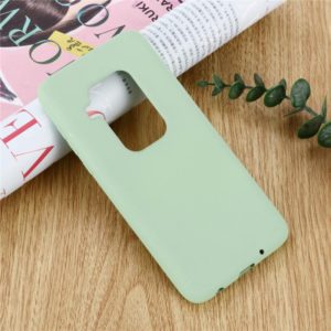 Solid Color Liquid Silicone Shockproof Full Coverage Case For Motorola One Zoom(Green) (OEM)