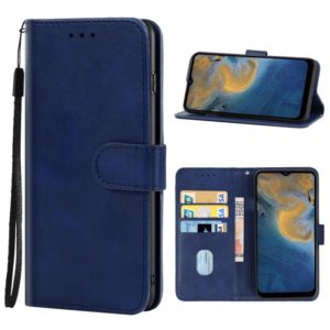For ZTE Blade A72 4G / V40 Vita Leather Phone Case(Blue) (OEM)