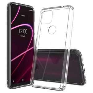 For T-mobile Revvl 5G Scratchproof TPU + Acrylic Protective Case(Transparent) (OEM)