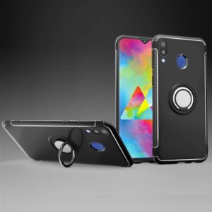 Magnetic 360 Degrees Rotation Ring Armor Protective Case for Galaxy M20 (Black) (OEM)