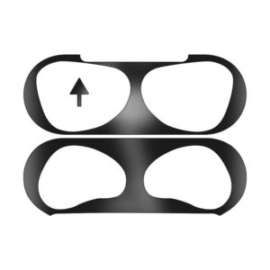 2 PCS Headphone Inner Cover Sticker Dustproof Protective Film For Airpods 3(Black) (OEM)