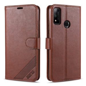 For Huawei P Smart 2020 AZNS Sheepskin Texture Horizontal Flip Leather Case with Holder & Card Slots & Wallet(Brown) (AZNS) (OEM)