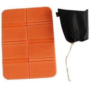 XPE Folder Camping Mat Folding Portable Small Cushion Moisture-Proof Waterproof Prevent Dirty Picnic Mat Beach Pad(Orange) (OEM)