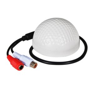 CCTV Microphone Golf Shape Audio Pickup Device High Sensitivity DC12V Audio Monitoring Sound Listening Device (OEM)