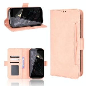 For Oukitel WP18 Skin Feel Calf Texture Card Slots Leather Phone Case(Pink) (OEM)