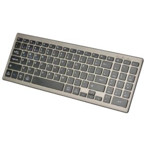168 2.4Ghz + Bluetooth Dual Mode Wireless Keyboard Compatible with iSO & Android & Windows (OEM)