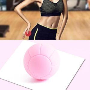 Fascia Ball Muscle Relaxation Yoga Ball Back Massage Silicone Ball, Specification: Basketball Pink Ball (OEM)