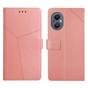 For OnePlus Nord N20 5G Y Stitching Horizontal Flip Leather Phone Case(Rose Gold) (OEM)