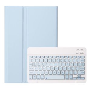 A08 Candy Color Ultra Thin Bluetooth Keyboard Leather Case For Samsung Galaxy Tab A8 10.5 2021 SM-X200 / SM-X205(White Ice) (OEM)