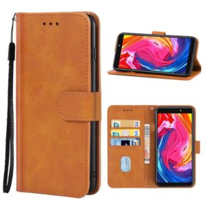 Leather Phone Case For Itel A56(Brown) (OEM)