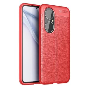 For Huawei P50 Litchi Texture TPU Shockproof Case(Red) (OEM)