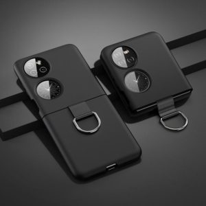 For Huawei P50 Pocket Ring Holder PC Phone Case(Black) (OEM)