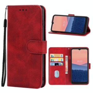 Leather Phone Case For Nokia C21(Red) (OEM)