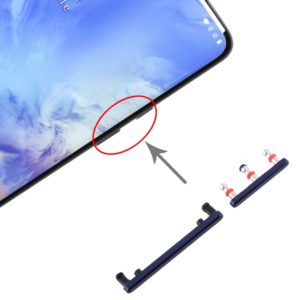 For OnePlus 7 Pro Power Button and Volume Control Button (Blue) (OEM)