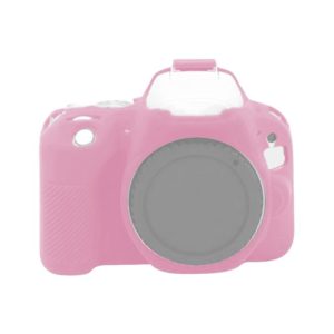 For Canon EOS 200D / EOS 200D Mark II Soft Silicone Protective Case(Pink) (OEM)