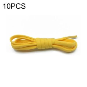 10 PCS Stretch Spandex Non Binding Elastic Shoe Laces (Yellow) (OEM)