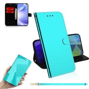 For Xiaomi Redmi K30 Lmitated Mirror Surface Horizontal Flip Leather Case with Holder & Card Slots & Wallet & Lanyard(Mint green) (OEM)