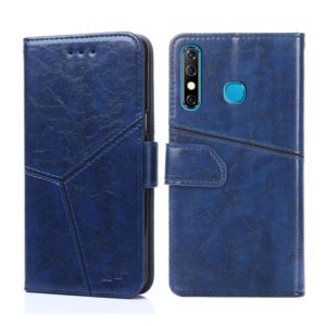 For Infinix Hot 8 / Hot 8 Lite Geometric Stitching Horizontal Flip Leather Phone Case(Blue) (OEM)