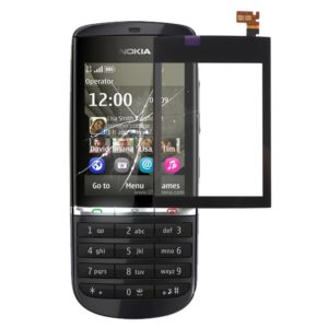 Touch Panel for Nokia Asha 300(Black) (OEM)