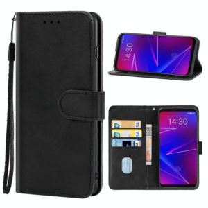 Leather Phone Case For Meizu 16X(Black) (OEM)