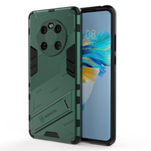 For Huawei Mate 40 Punk Armor 2 in 1 PC + TPU Shockproof Case with Invisible Holder(Green) (OEM)