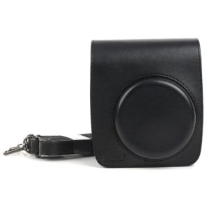 PU Leather Camera Protective bag for FUJIFILM Instax Mini 90 Camera, with Adjustable Shoulder Strap(Black) (OEM)