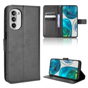 For Motorola Moto G52 4G Diamond Texture Leather Phone Case(Black) (OEM)