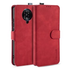 For Xiaomi Redmi K30 Pro DG.MING Retro Oil Side Horizontal Flip Case with Holder & Card Slots & Wallet(Red) (DG.MING) (OEM)