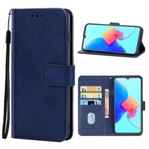Leather Phone Case For Tecno Spark 8P(Blue) (OEM)