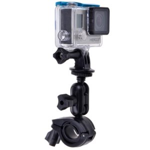 360 Degrees Rotation Bicycle Motorcycle Holder Handlebar Mount with Screw & Tripod Adapter for PULUZ Action Sports Cameras Jaws Flex Clamp Mount for GoPro Hero11 / HERO10 /9 /8 /7 /6 /5 /5 Session /4 Session /4 /3+ /3 /2 /1, DJI Osmo (OEM)