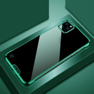 For iPhone 11 Pro SULADA Borderless Plated PC Protective Case(Green) (SULADA) (OEM)