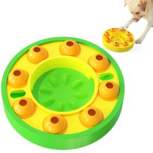 Pet Slow Food Tray Educational Toys Training Supplies(Green) (OEM)