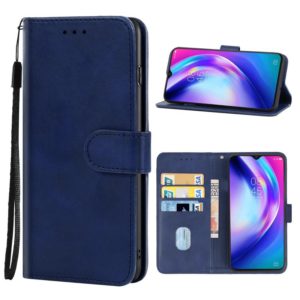 Leather Phone Case For Tecno Pouvoir 4 Pro(Blue) (OEM)