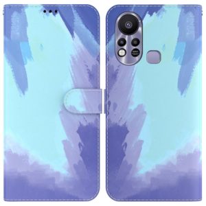 For Infinix Hot 11s X6812 Watercolor Pattern Horizontal Flip Leather Phone Case(Winter Snow) (OEM)