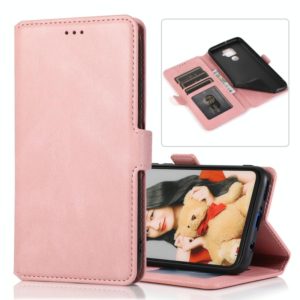 For Huawei Mate 30 Lite Retro Magnetic Closing Clasp Horizontal Flip Leather Case with Holder & Card Slots & Photo Frame & Wallet(Rose Gold) (OEM)