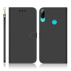 For Huawei P Smart (2019) Imitated Mirror Surface Horizontal Flip Leather Case with Holder & Card Slots & Wallet & Lanyard(Black) (OEM)