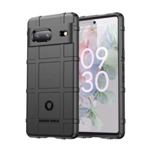 For Google Pixel 7 Full Coverage Shockproof TPU Phone Case(Black) (OEM)