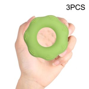 Hand Exercise Massage Bump Gear Type Silicone Grip Ring, Style: 30LB (Light Green) (OEM)