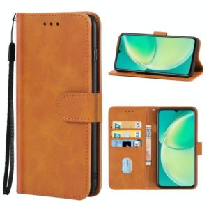 Leather Phone Case For Huawei nova Y60(Brown) (OEM)