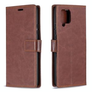 For Huawei Y5p Crazy Horse Texture Horizontal Flip Leather Case with Holder & Card Slots & Wallet & Photo Frame(Brown) (OEM)