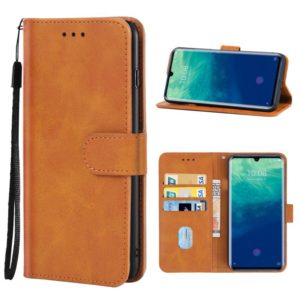 Leather Phone Case For ZTE Axon 10 Pro(Brown) (OEM)
