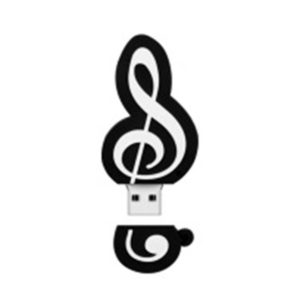 MicroDrive 128GB USB 2.0 Music Note U Disk (MicroDrive) (OEM)