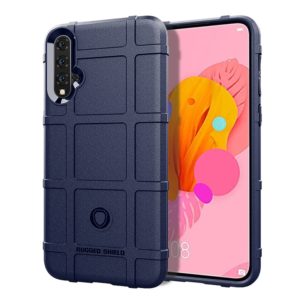Shockproof Rugged Shield Full Coverage Protective Silicone Case for Huawei Nova 5 (Blue) (OEM)