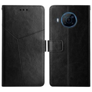 For Nokia X100 Y Stitching Horizontal Flip Leather Phone Case(Black) (OEM)