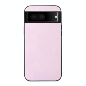 For Google Pixel 7 5G Cowhide Texture PU Phone Case(Pink) (OEM)