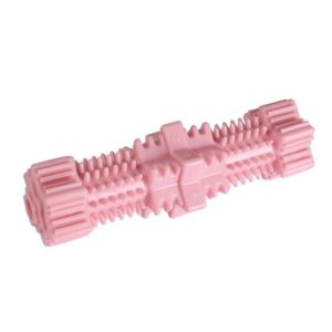 Dogs Bite Toys Hexagonal Molar Rods Pet Tooth Brush(Light Pink) (OEM)