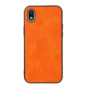 For Sony Xperia Ace III Two-color Litchi Texture Phone Case(Orange) (OEM)