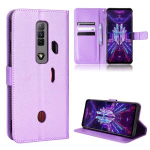 For ZTE nubia Red Magic 7 Diamond Texture Leather Phone Case(Purple) (OEM)