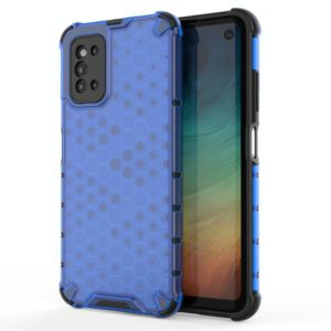 For Samsung Galaxy F52 5G Shockproof Honeycomb PC + TPU Protective Case(Blue) (OEM)