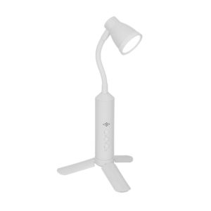 FQ501F LED Tri-Dimming Tripod Desk Lamp(White) (OEM)